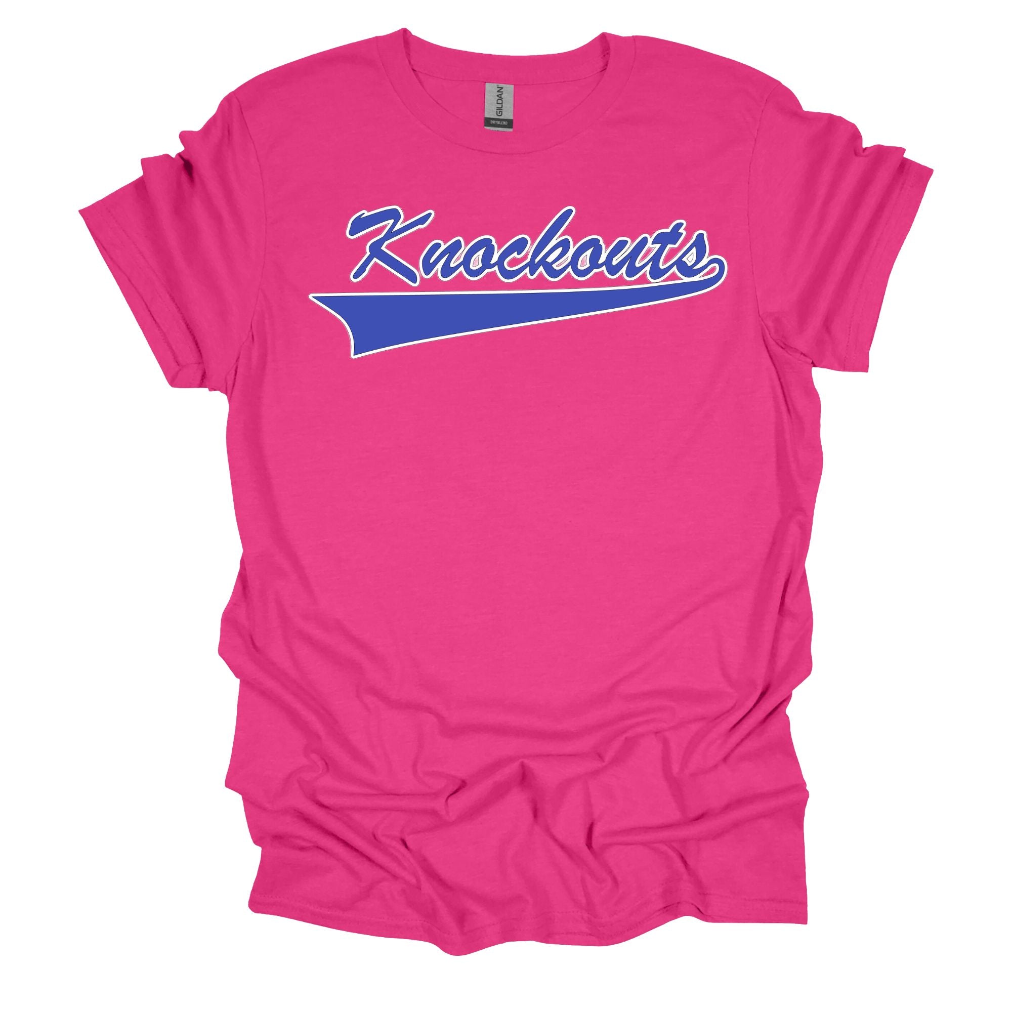 Adult Knockouts Script T-Shirt