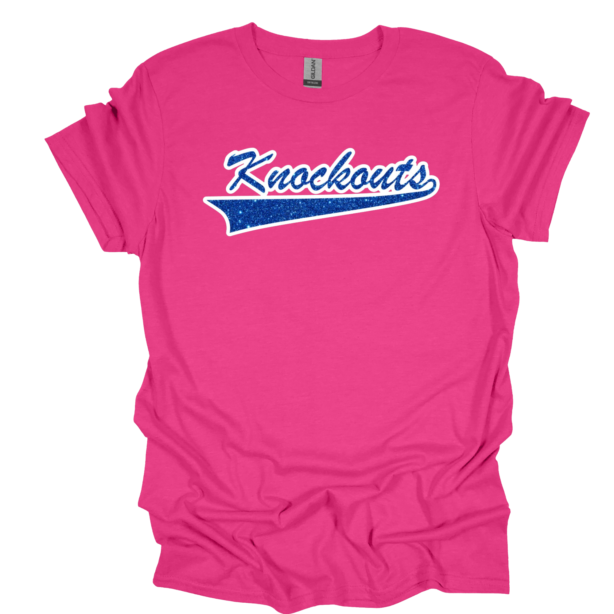 Knockouts Script Glitter T-Shirt