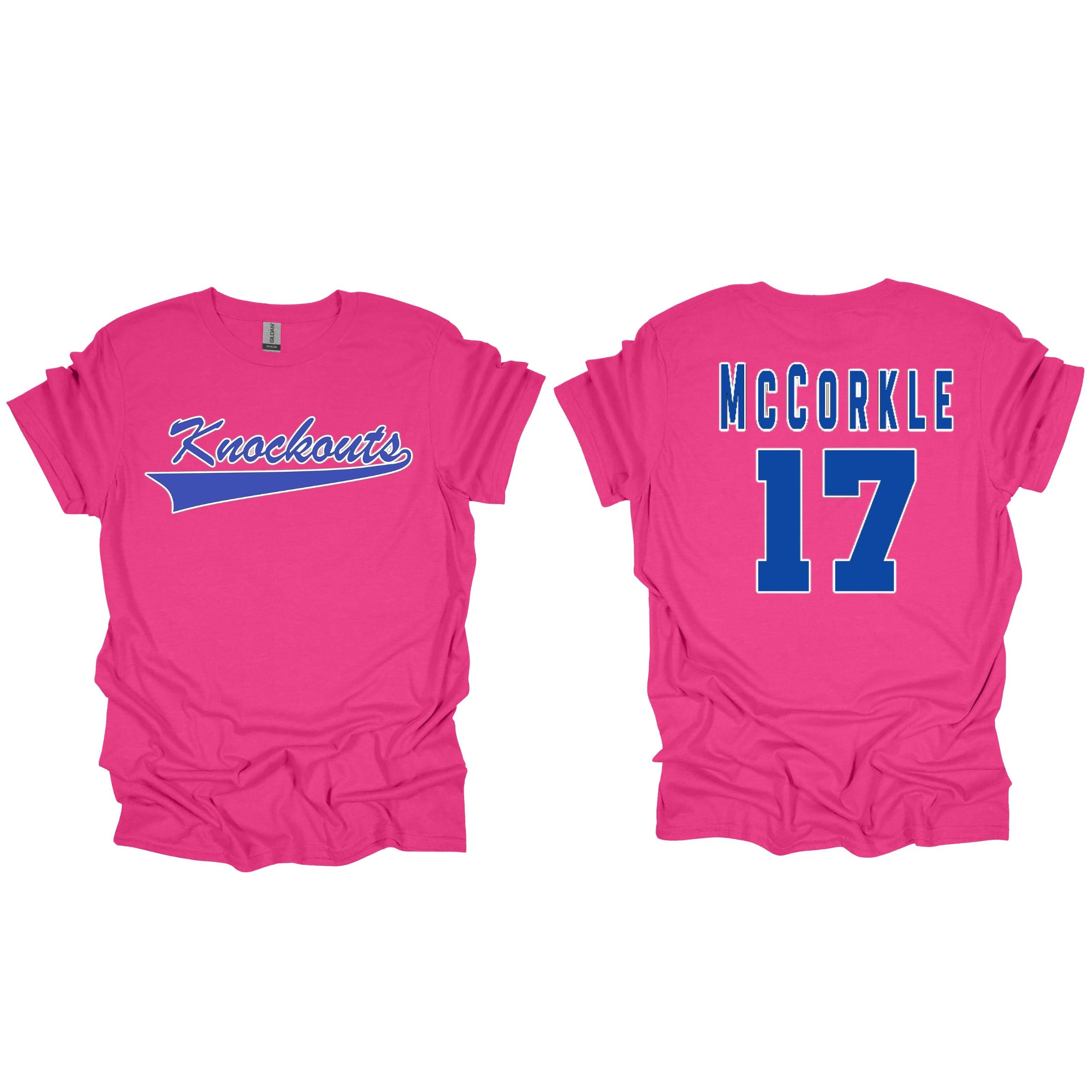 Adult Knockouts Script with Name and Number