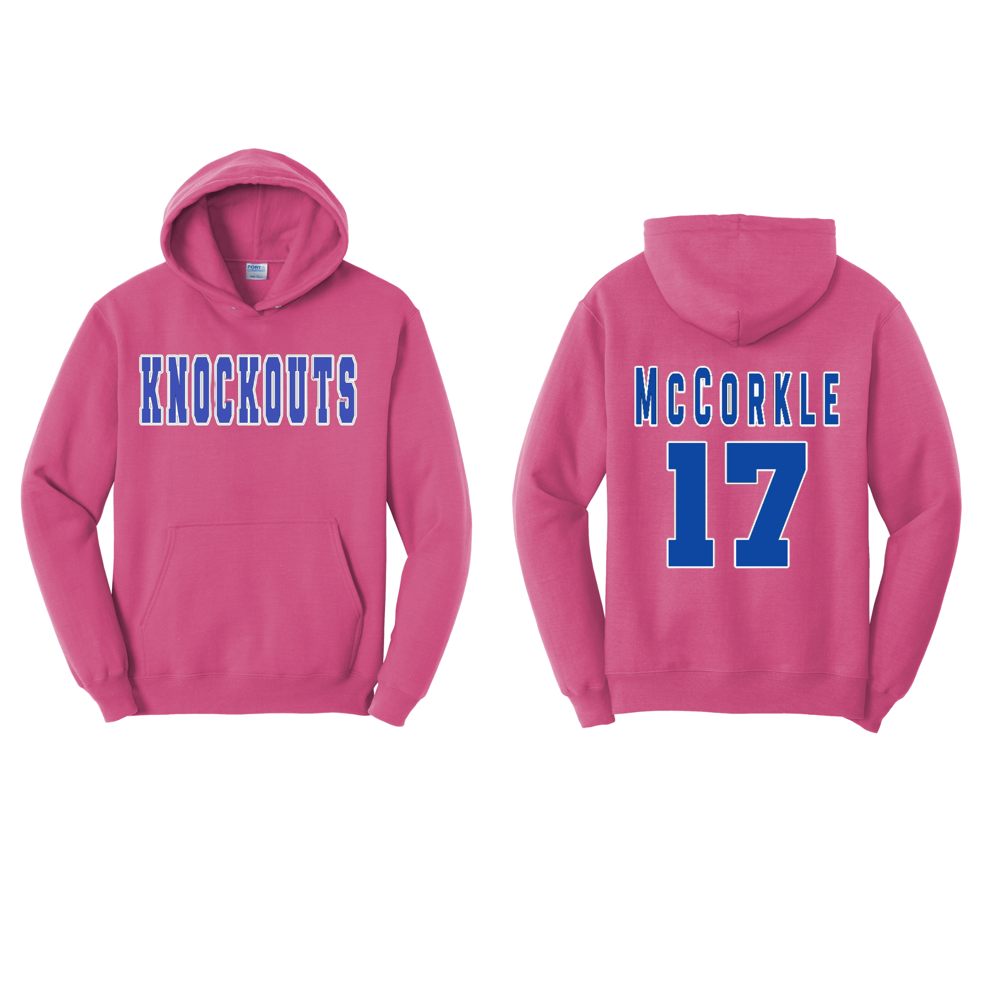 Knockouts Block with Name and Number