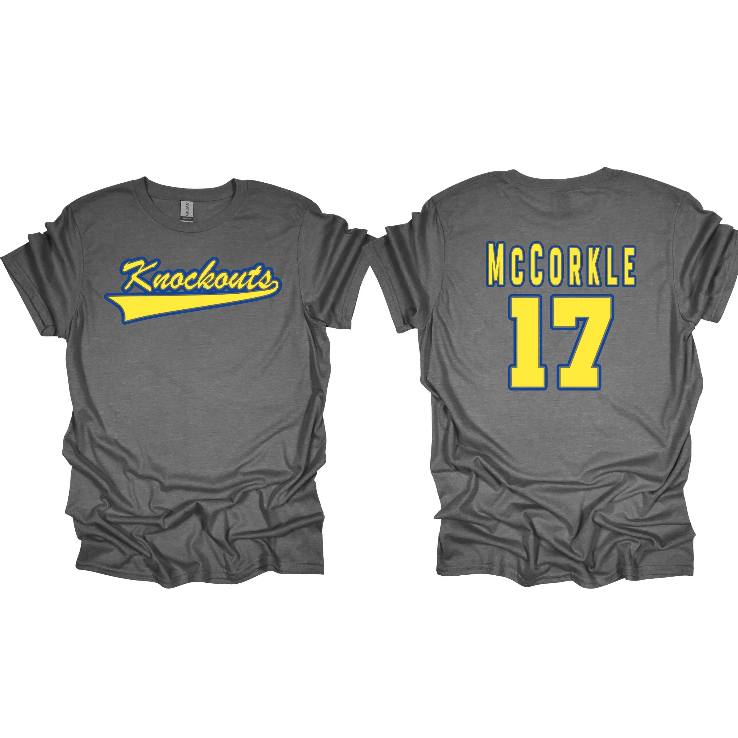 Adult Knockouts Script with Name and Number