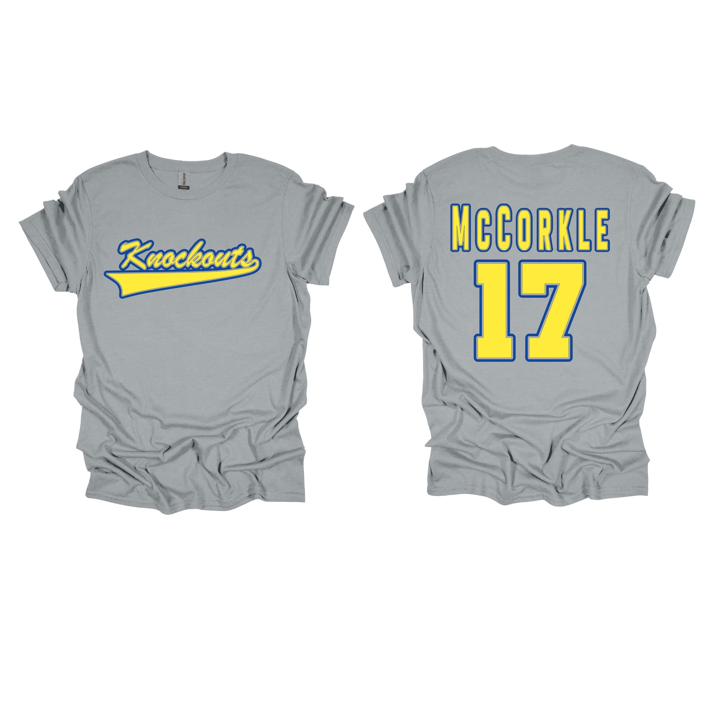 Adult Knockouts Script with Name and Number